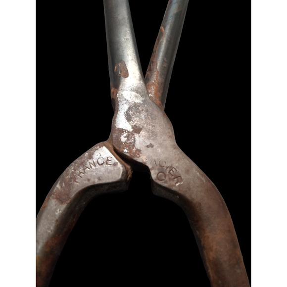 Antique Acier C Curling Iron France - Picture 2 of 4